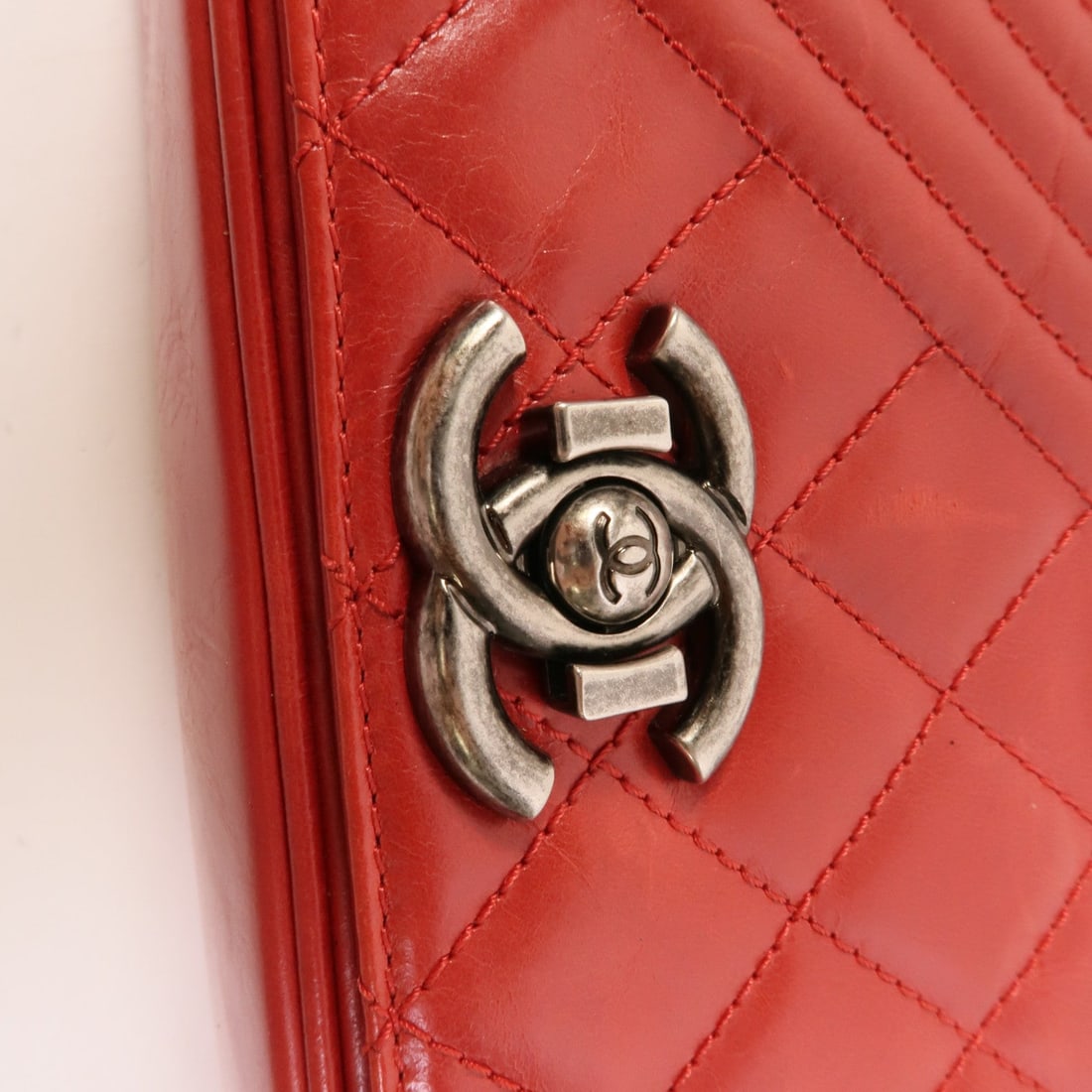 Chanel CC Coco Boy Red - 7