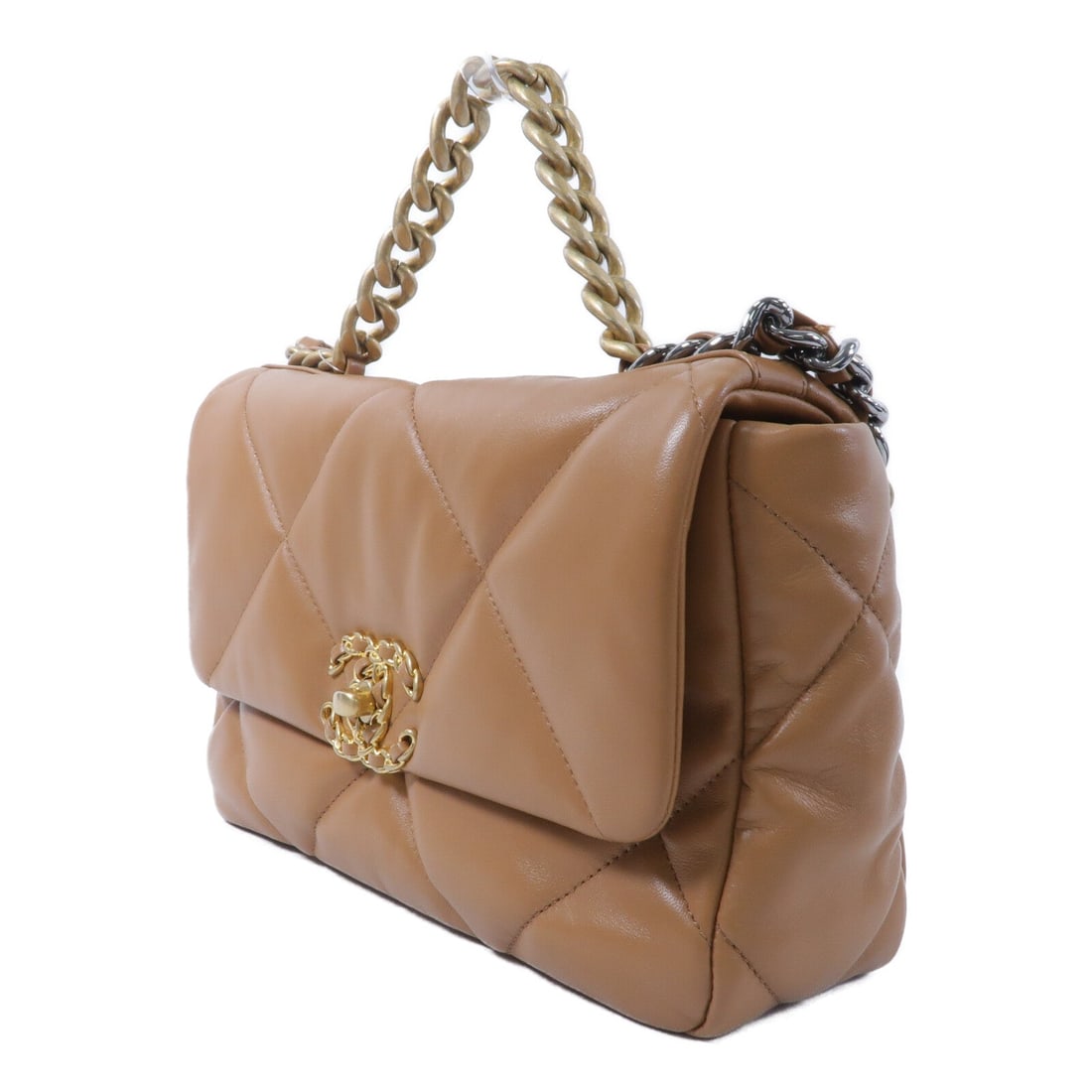 Chanel CC C19 Small Brown Lambskin - 3