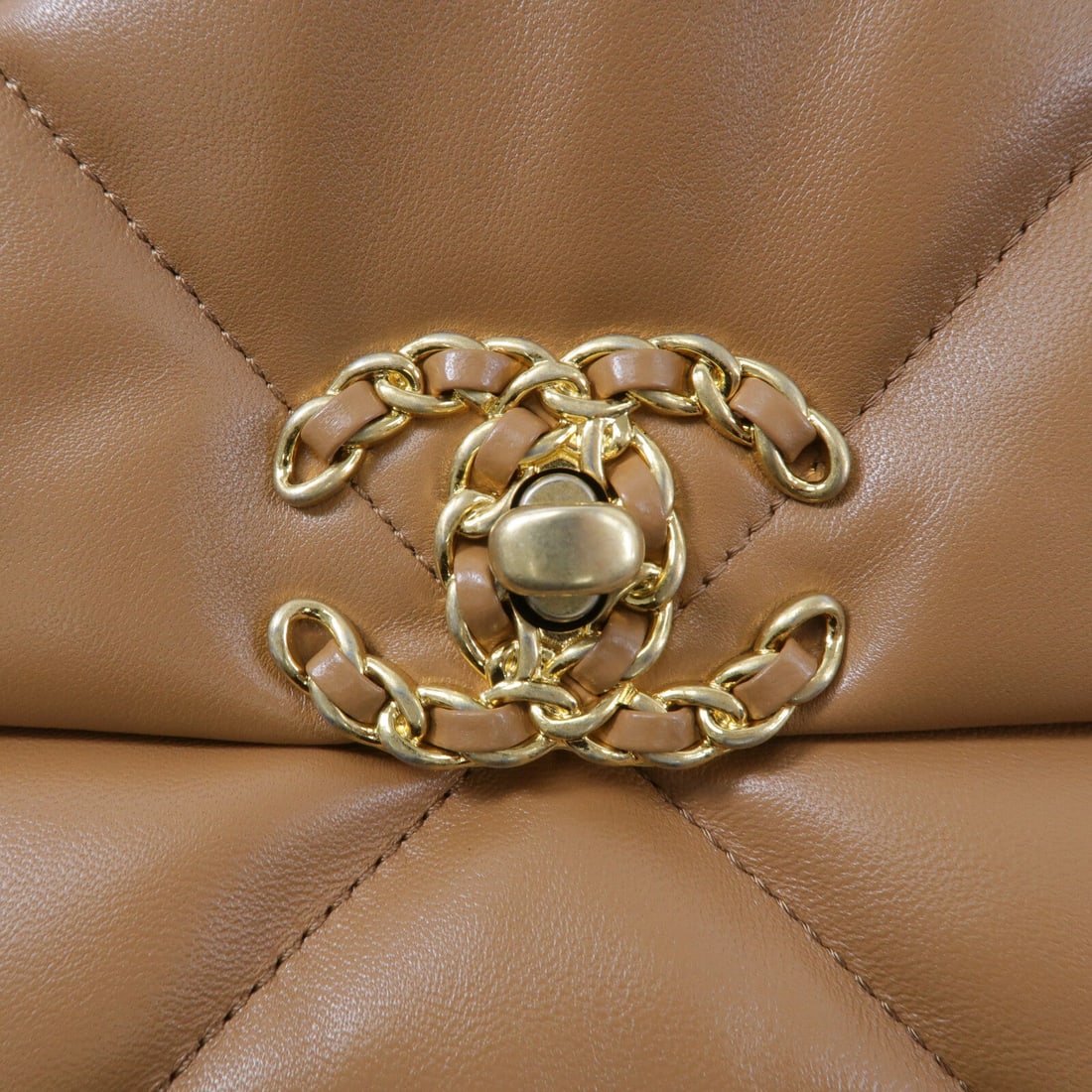 Chanel CC C19 Small Brown Lambskin - 7