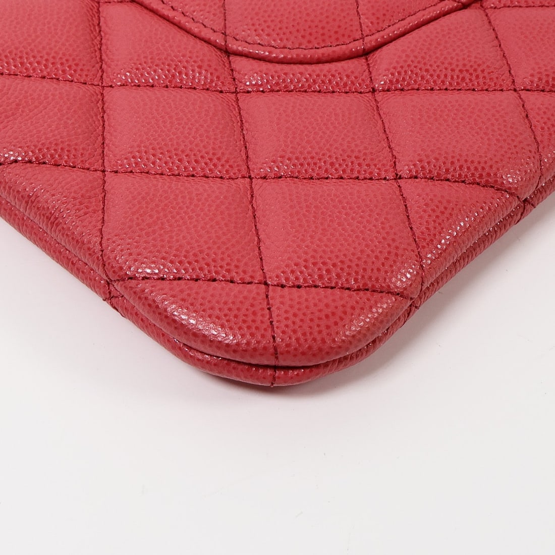 Chanel CC GHW Pouch Clutch Red - 10
