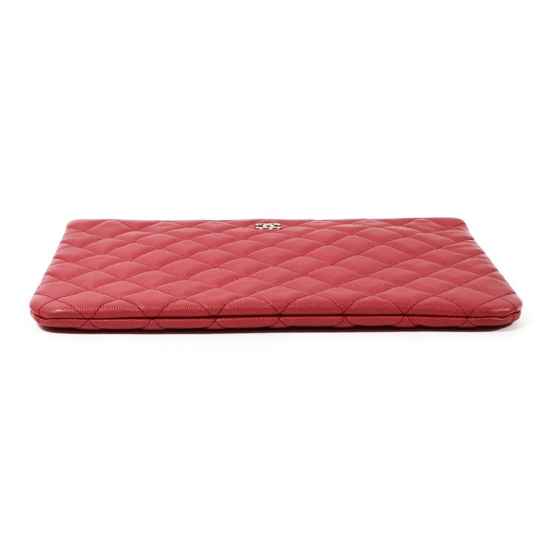 Chanel CC GHW Pouch Clutch Red - 4