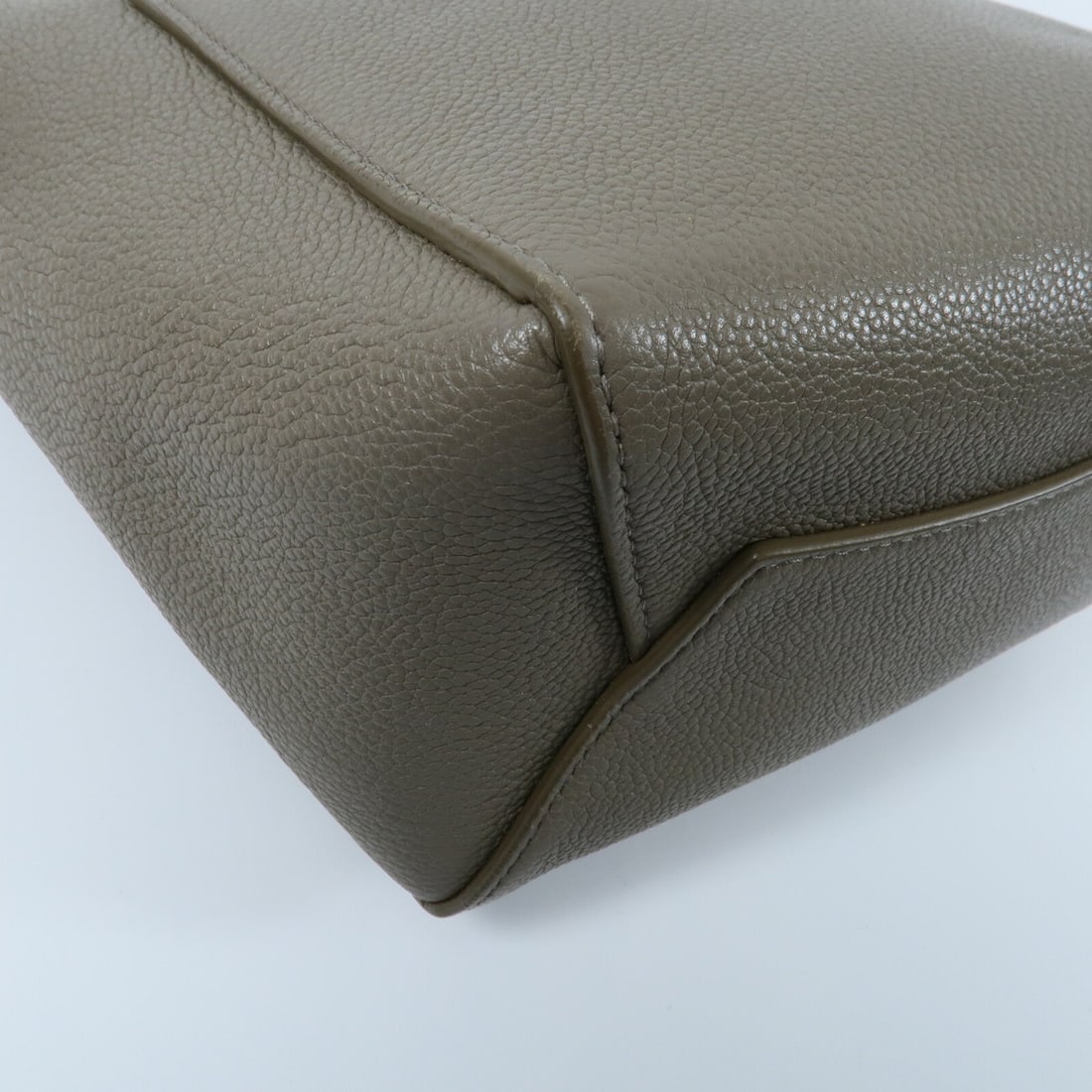 Celine GHW Sangle Bucket Small Grey - 12