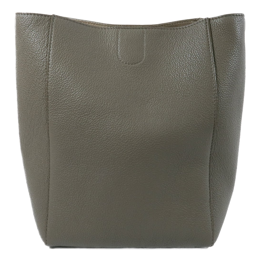 Celine GHW Sangle Bucket Small Grey - 2