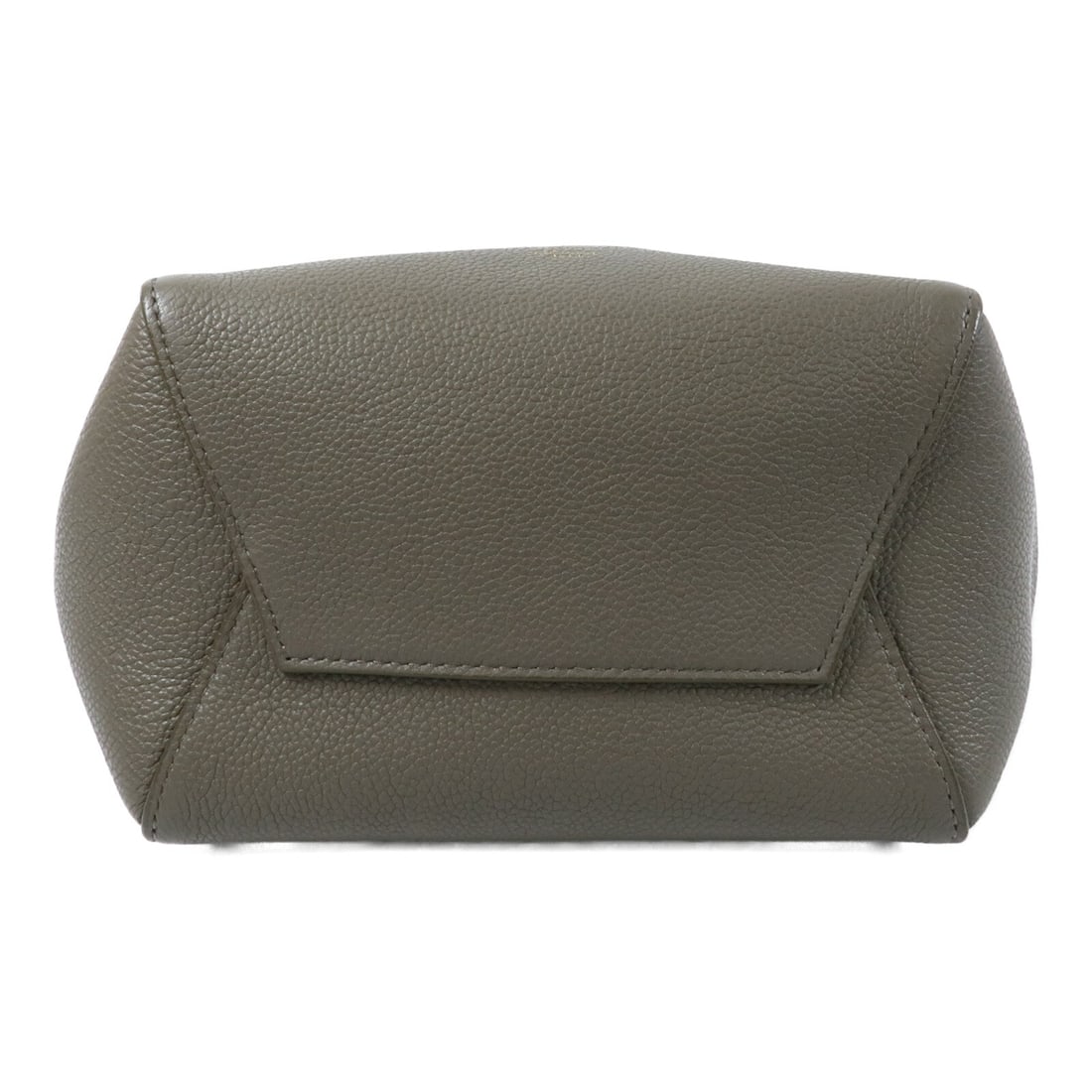Celine GHW Sangle Bucket Small Grey - 4