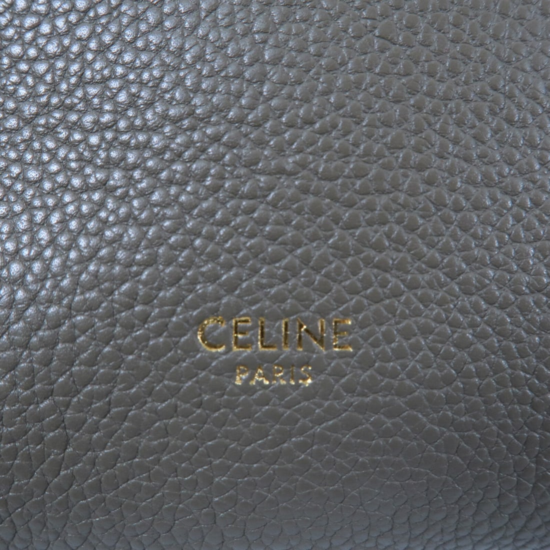 Celine GHW Sangle Bucket Small Grey - 6