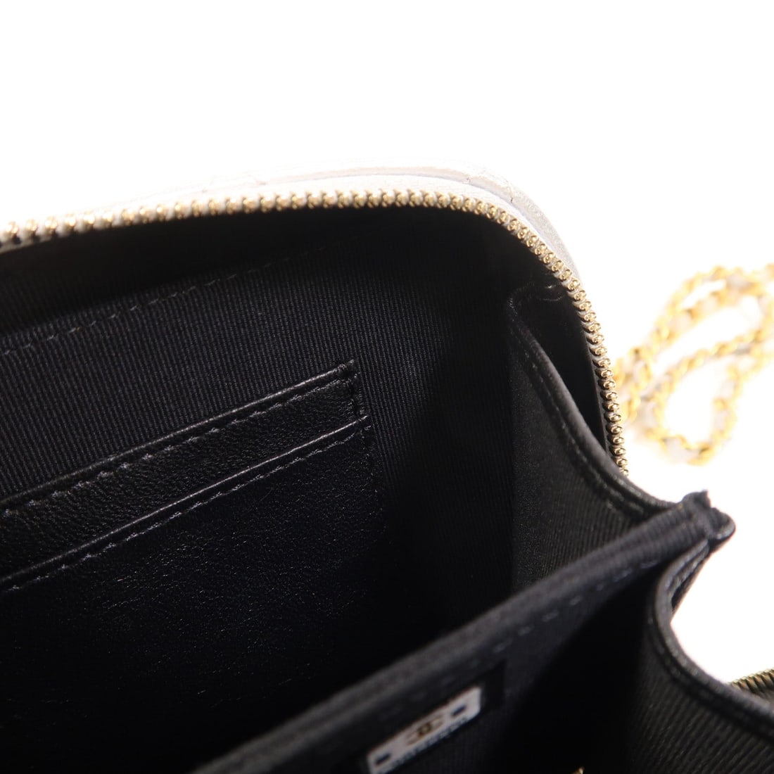 Chanel CC SHW Vanity Case Silver - 17