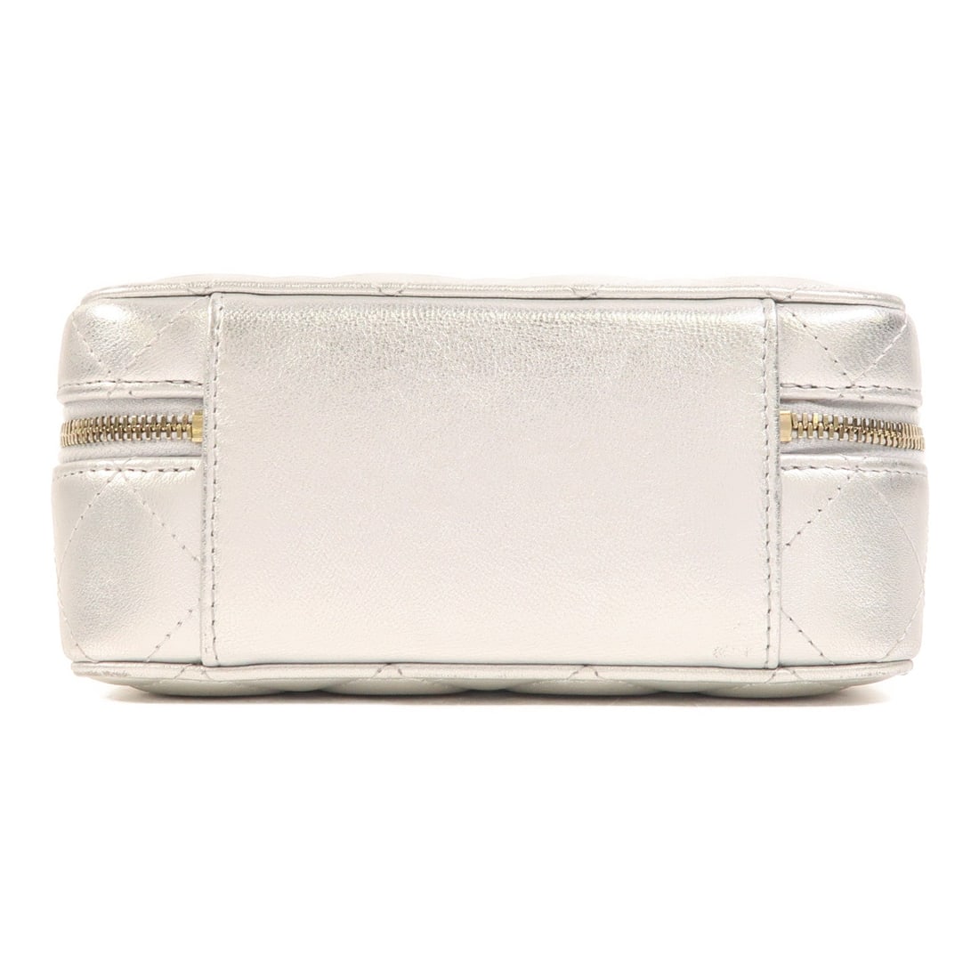 Chanel CC SHW Vanity Case Silver - 4