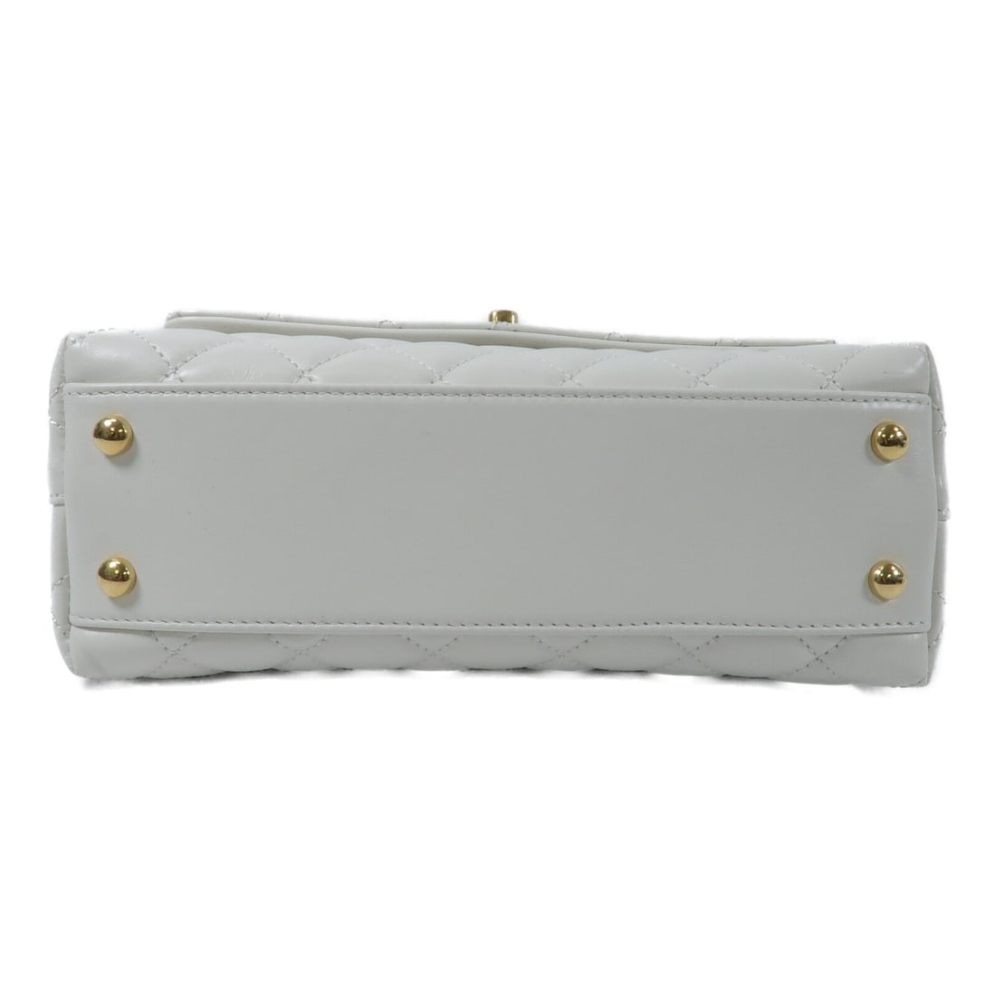 Chanel CC GHW Coco Handle White - 4