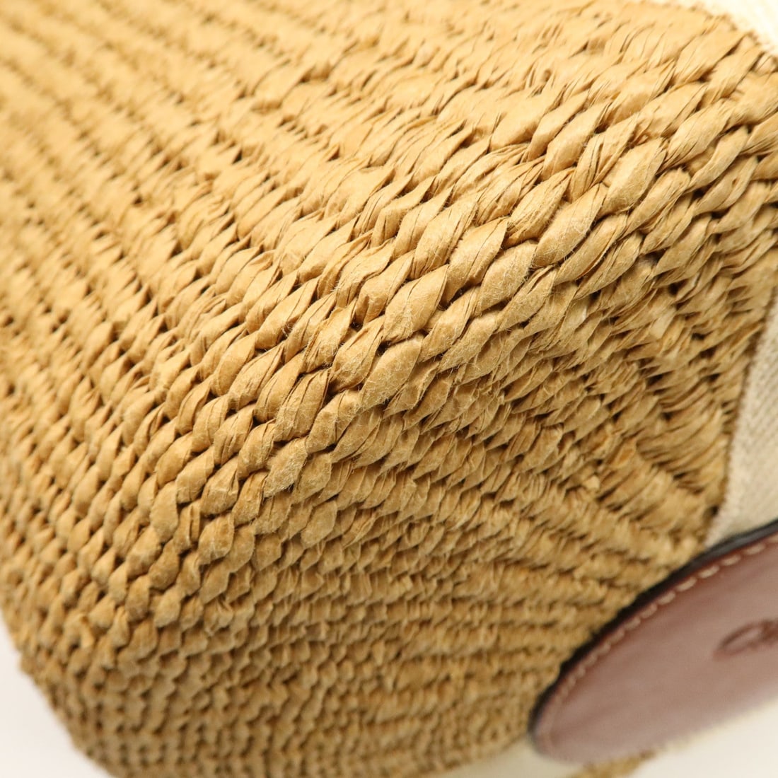 Chloe Woody Large Beige Raffia - 9