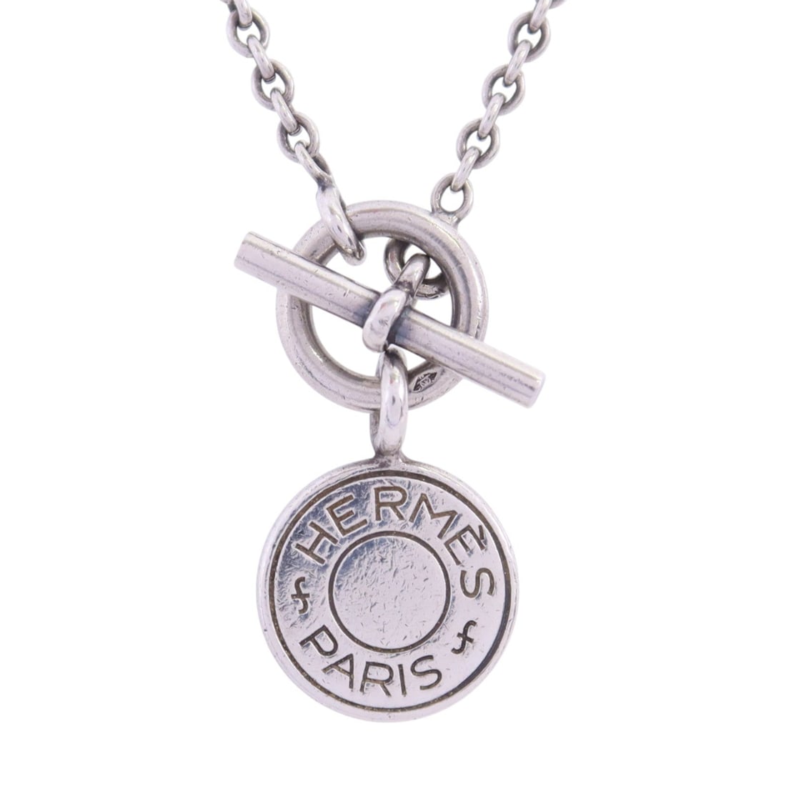 Hermes Ex-Libris Silver925 Necklace - 2