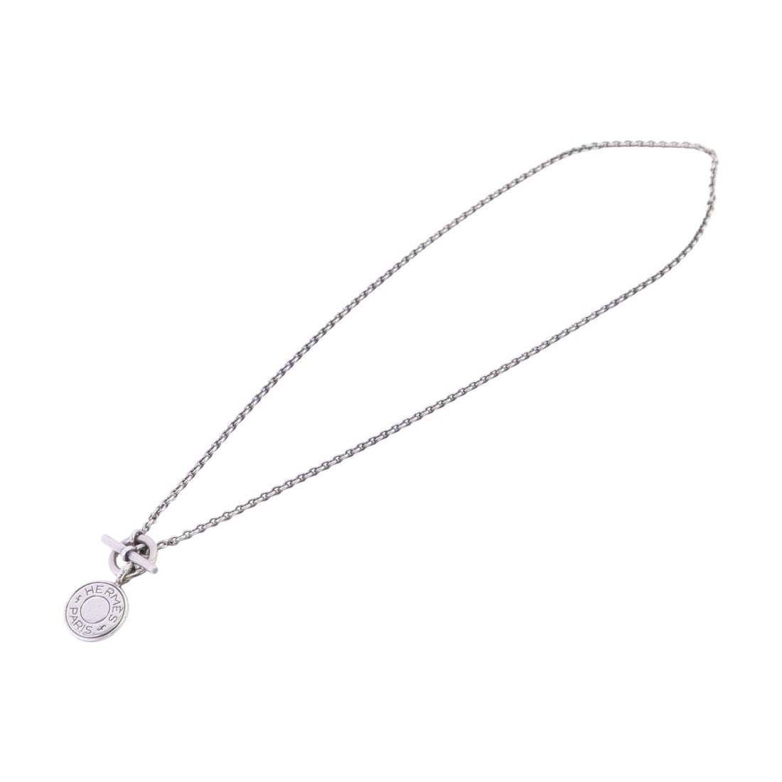 Hermes Ex-Libris Silver925 Necklace - 3