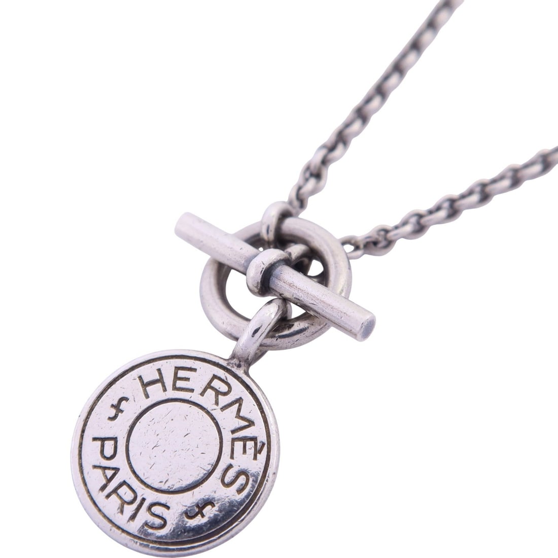 Hermes Ex-Libris Silver925 Necklace - 4