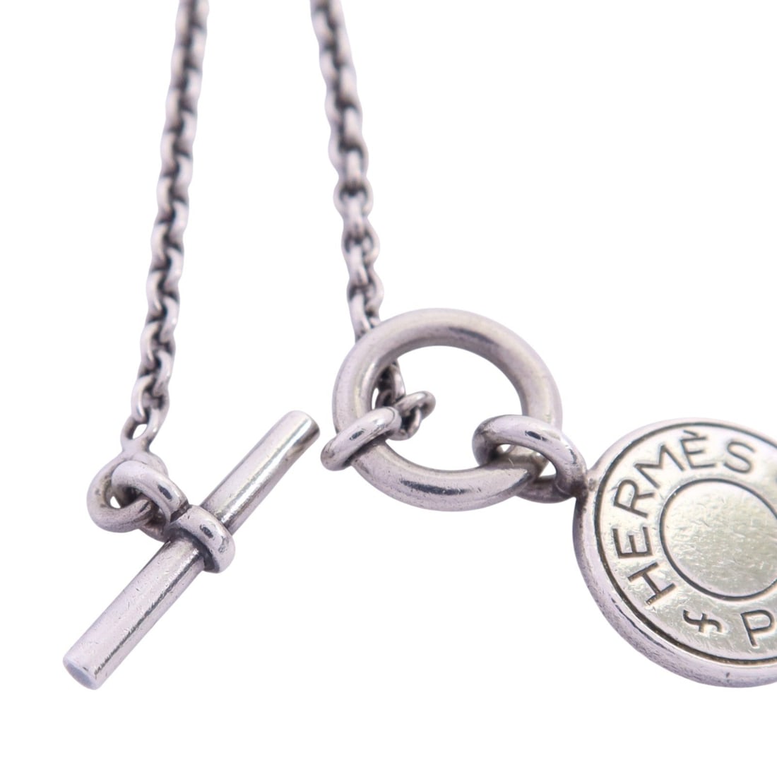 Hermes Ex-Libris Silver925 Necklace - 5