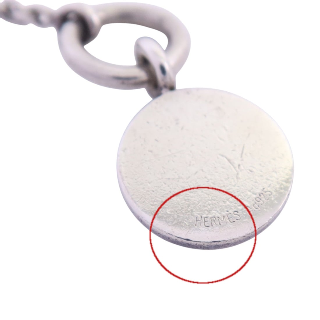 Hermes Ex-Libris Silver925 Necklace - 9