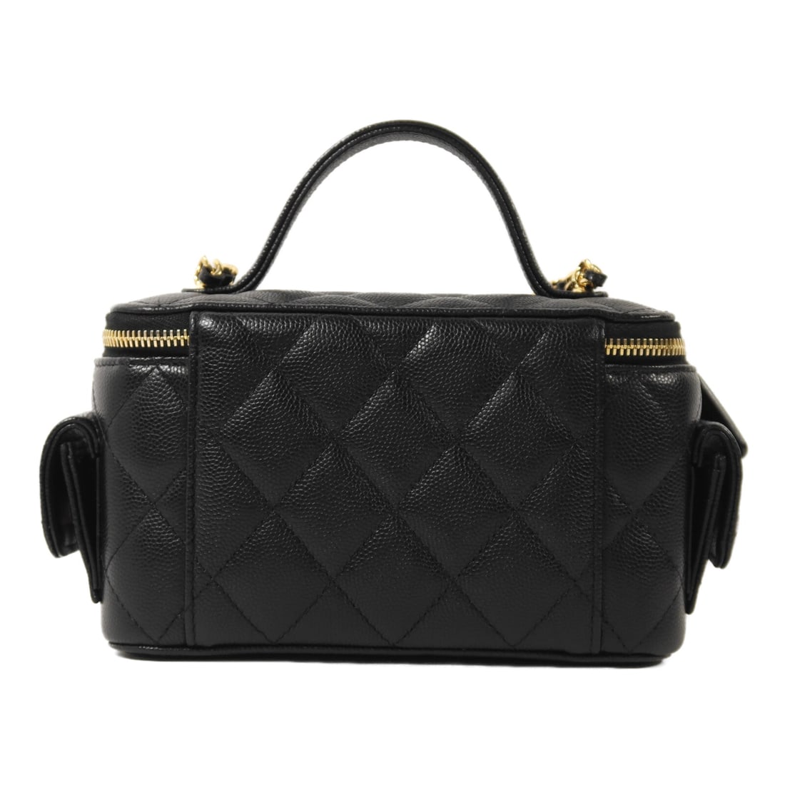 Chanel CC GHW Vanity Case Black - 2