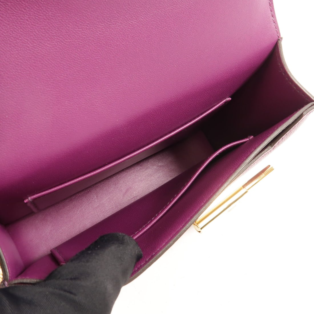 Hermes GHW Verrou Mini Anemone - 5