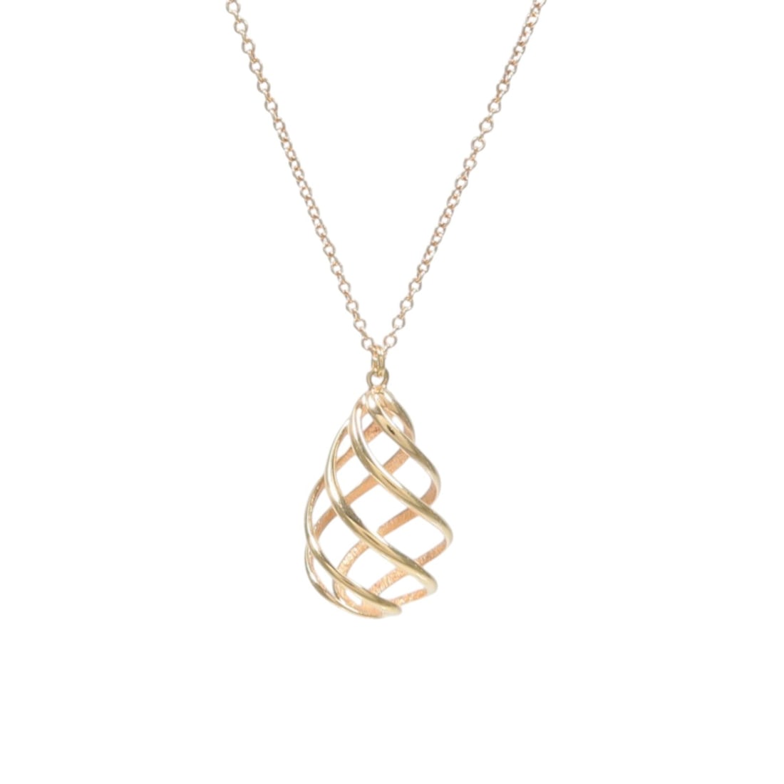 Tiffany Paloma Picasso Necklace K18PG: Color: Gold; Material: K18PG (Rose Gold); Neck: 41cm; Motif: 13mm x 20mm; Accessories: Storage box, storage bags, case.