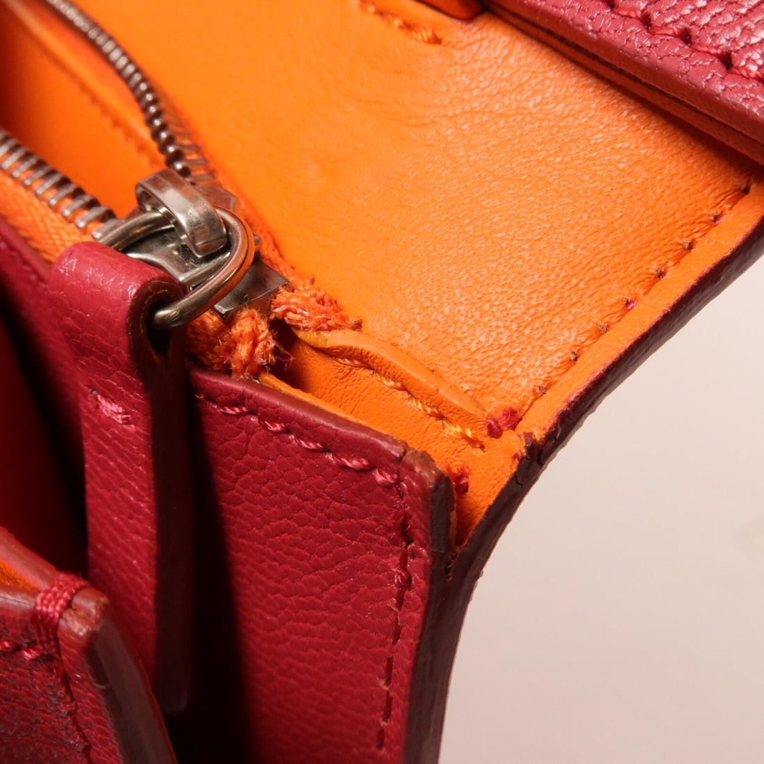 Celine SHW Classic Box Medium Red Orange - 16