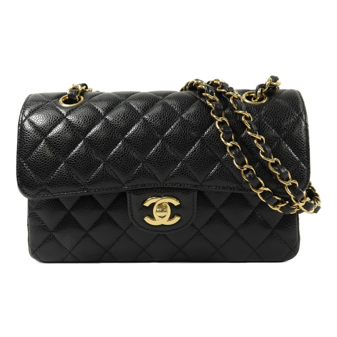 Chanel Classic 23 Black Calfskin Bag (1 of 17)