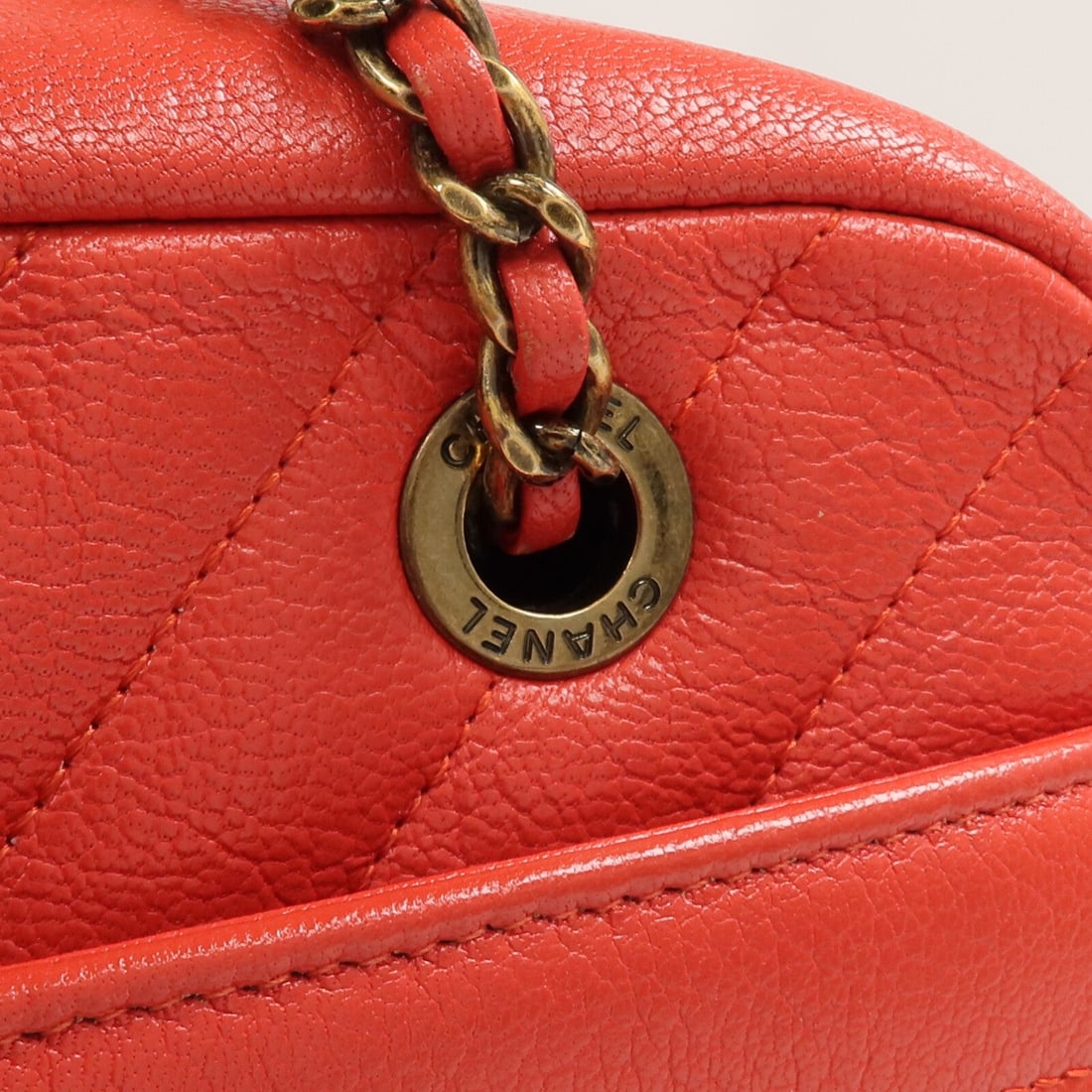 Chanel CC GHW Camera Bag Red - 12