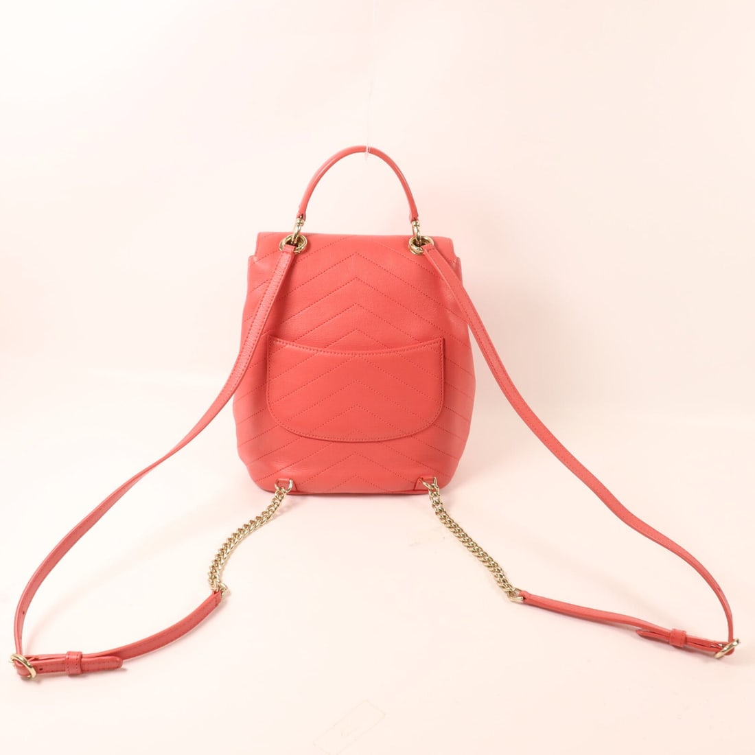 Chanel CC Chain Backpack Pink - 8
