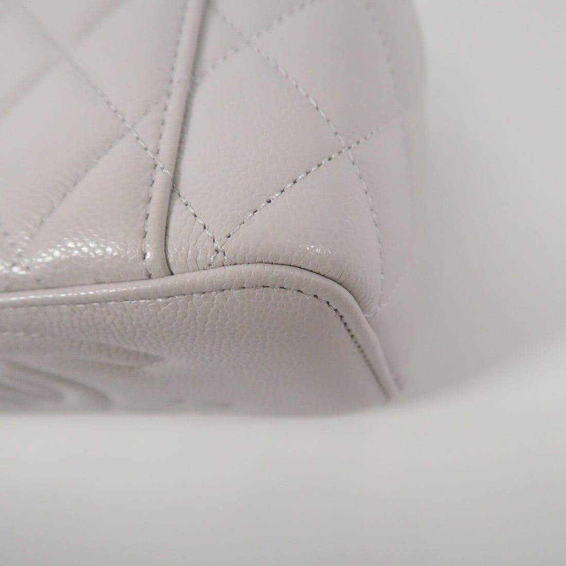 Chanel CC GHW Vanity Case Grey - 14