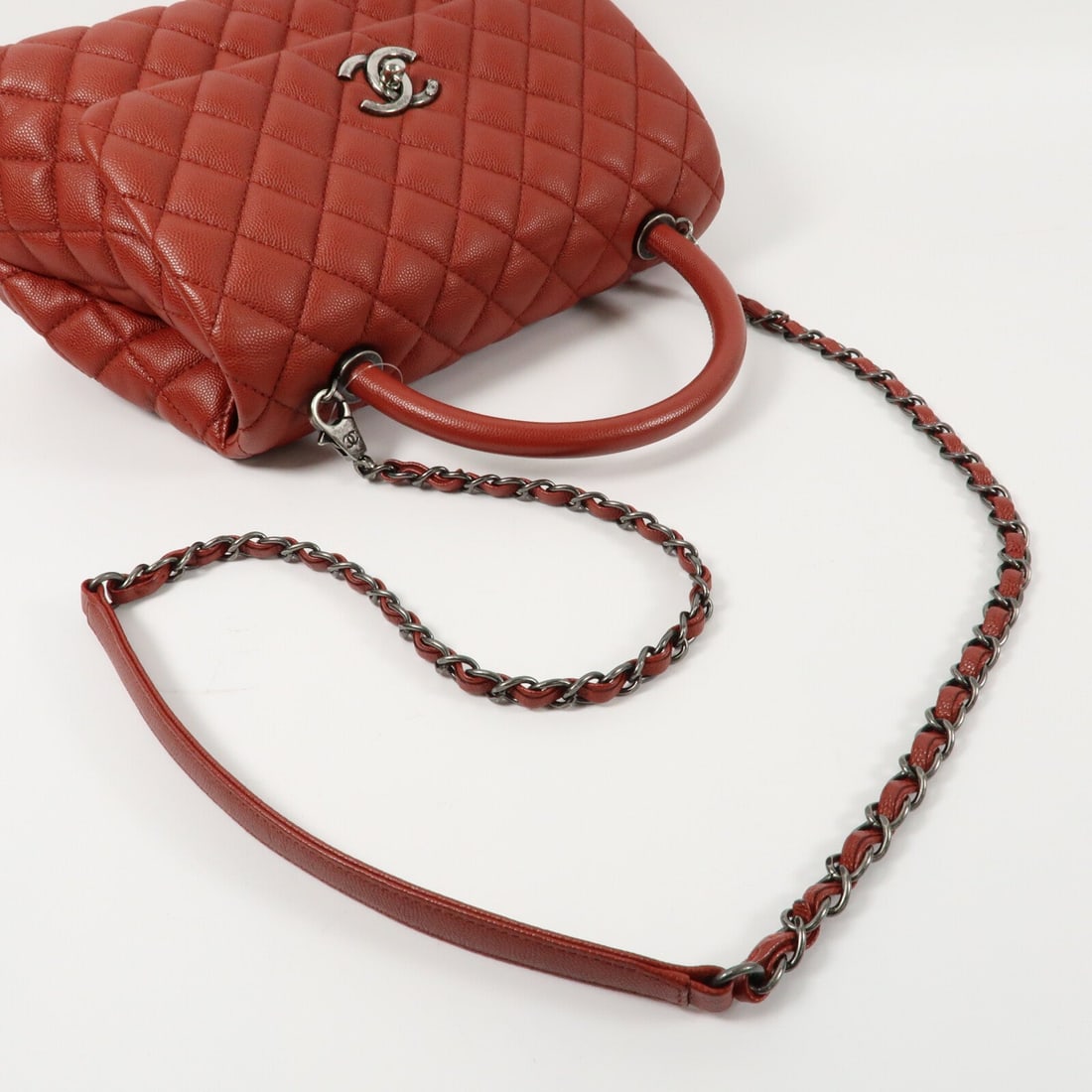 Chanel Coco Handle Medium Red - 10