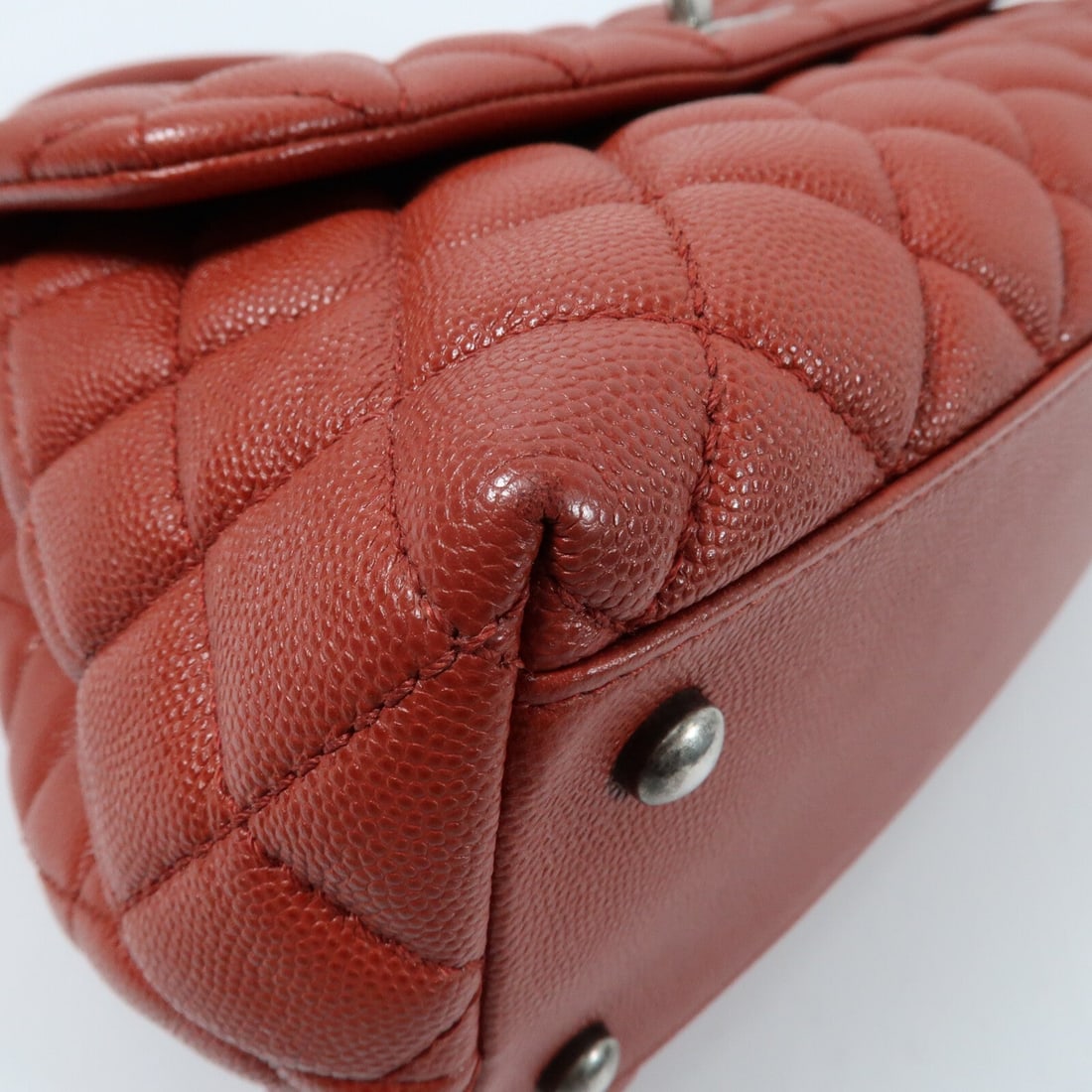 Chanel Coco Handle Medium Red - 5
