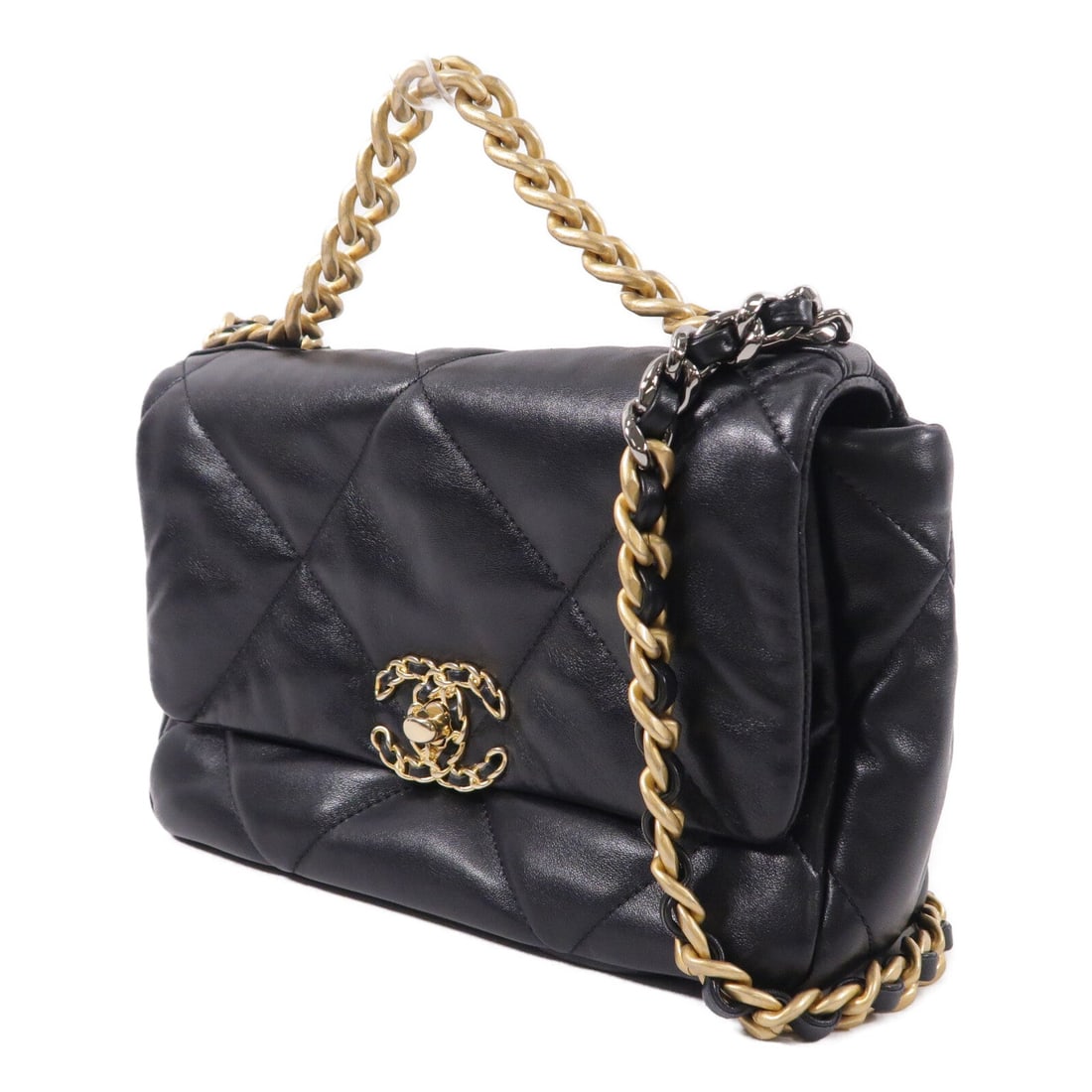 Chanel CC GHW C19 Small Black - 3