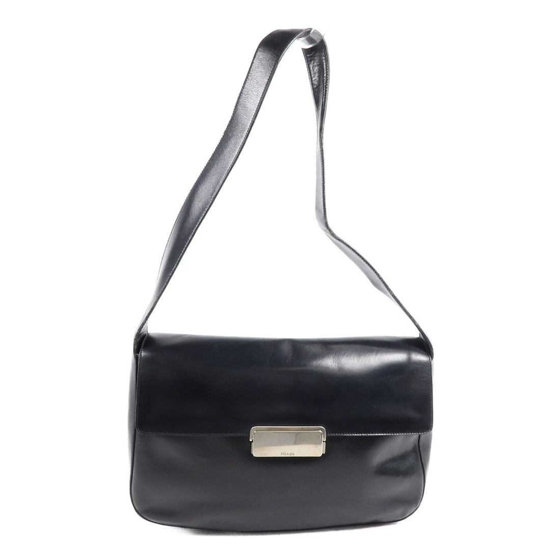 Prada SHW Shoulder Bag Black Calfskin: SHW shoulder bag in black calfskin. Size: W30 x H22 x D7 cm. Shoulder 69 cm.