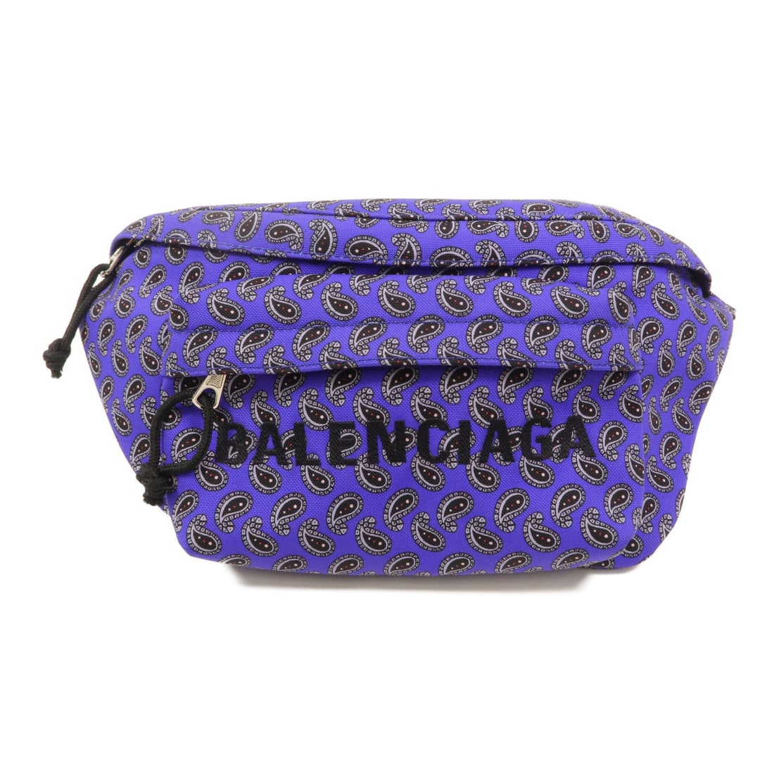 Balenciaga Waist Bag Purple Canvas: Purple canvas waist bag. Size: W26 x H17 x D3 cm. Shoulder 16-80 cm.