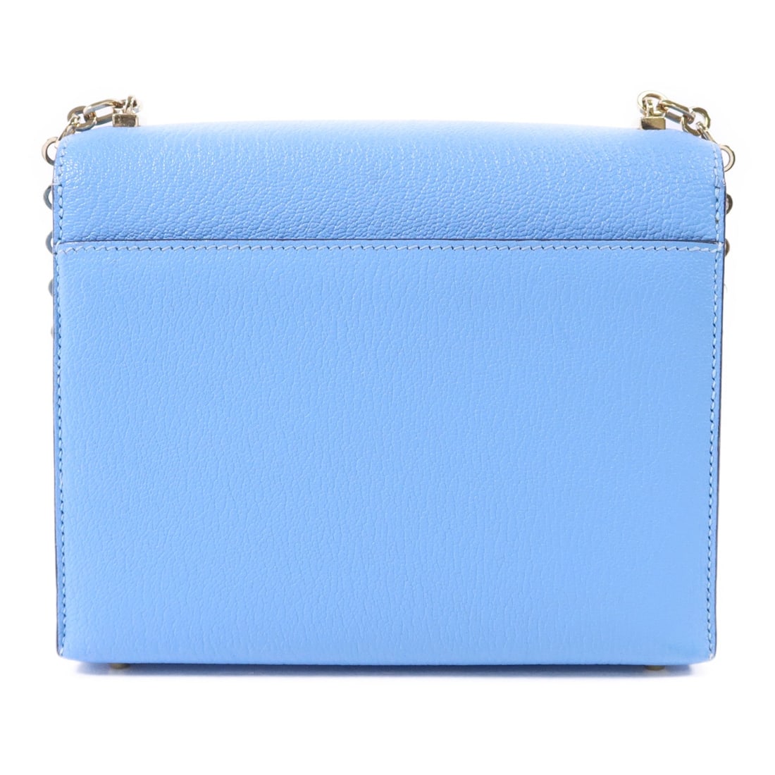 Hermes GHW Verrou Mini Bleu Azteque - 2