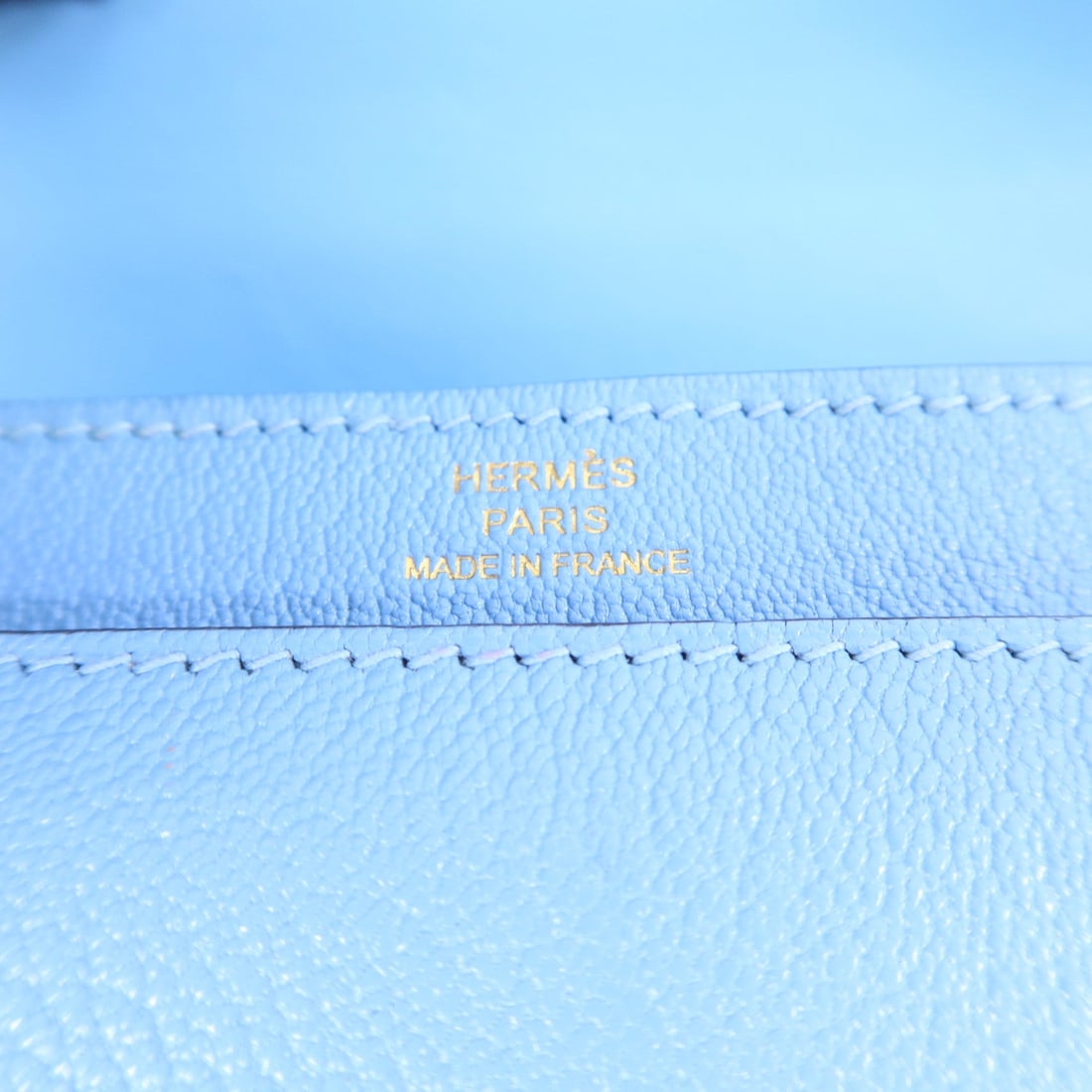 Hermes GHW Verrou Mini Bleu Azteque - 7