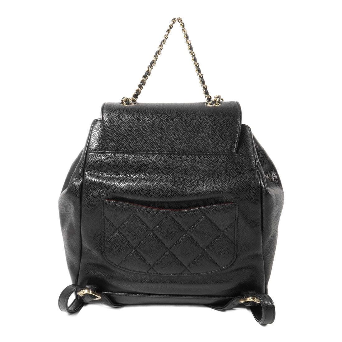 Chanel CC GHW Affinity Backpack Black - 2