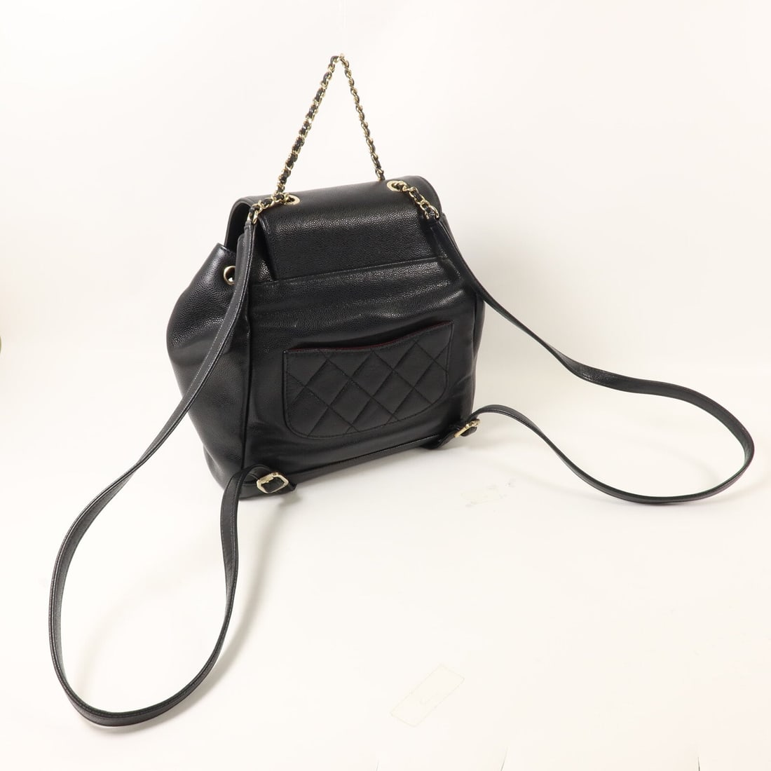 Chanel CC GHW Affinity Backpack Black - 8