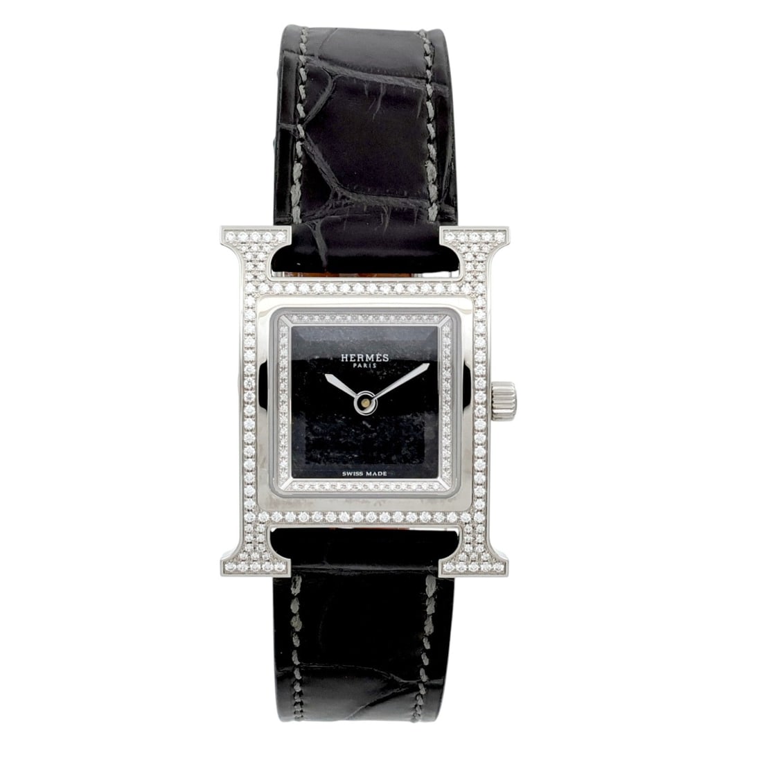 Hermes H Watch HH4.230 SS Obsidian - 2
