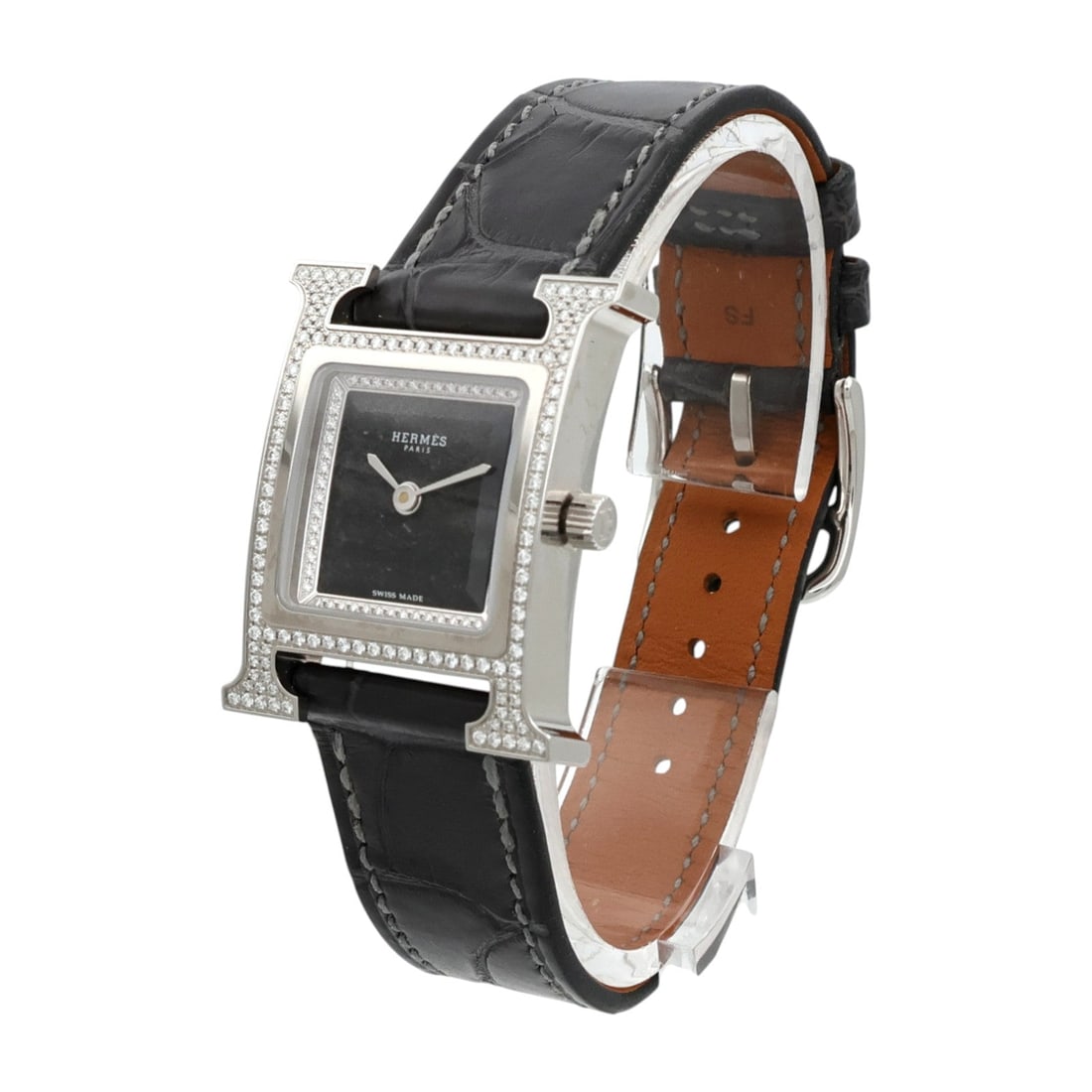 Hermes H Watch HH4.230 SS Obsidian - 3