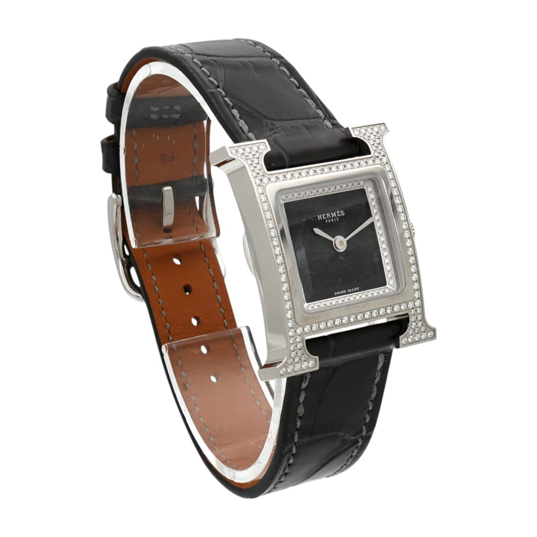Hermes H Watch HH4.230 SS Obsidian - 4