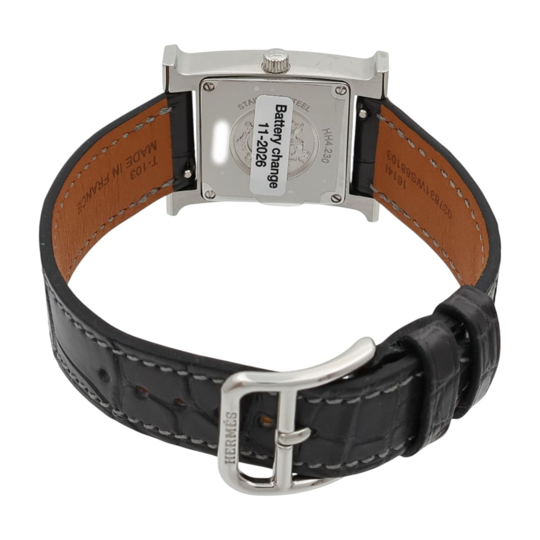 Hermes H Watch HH4.230 SS Obsidian - 5
