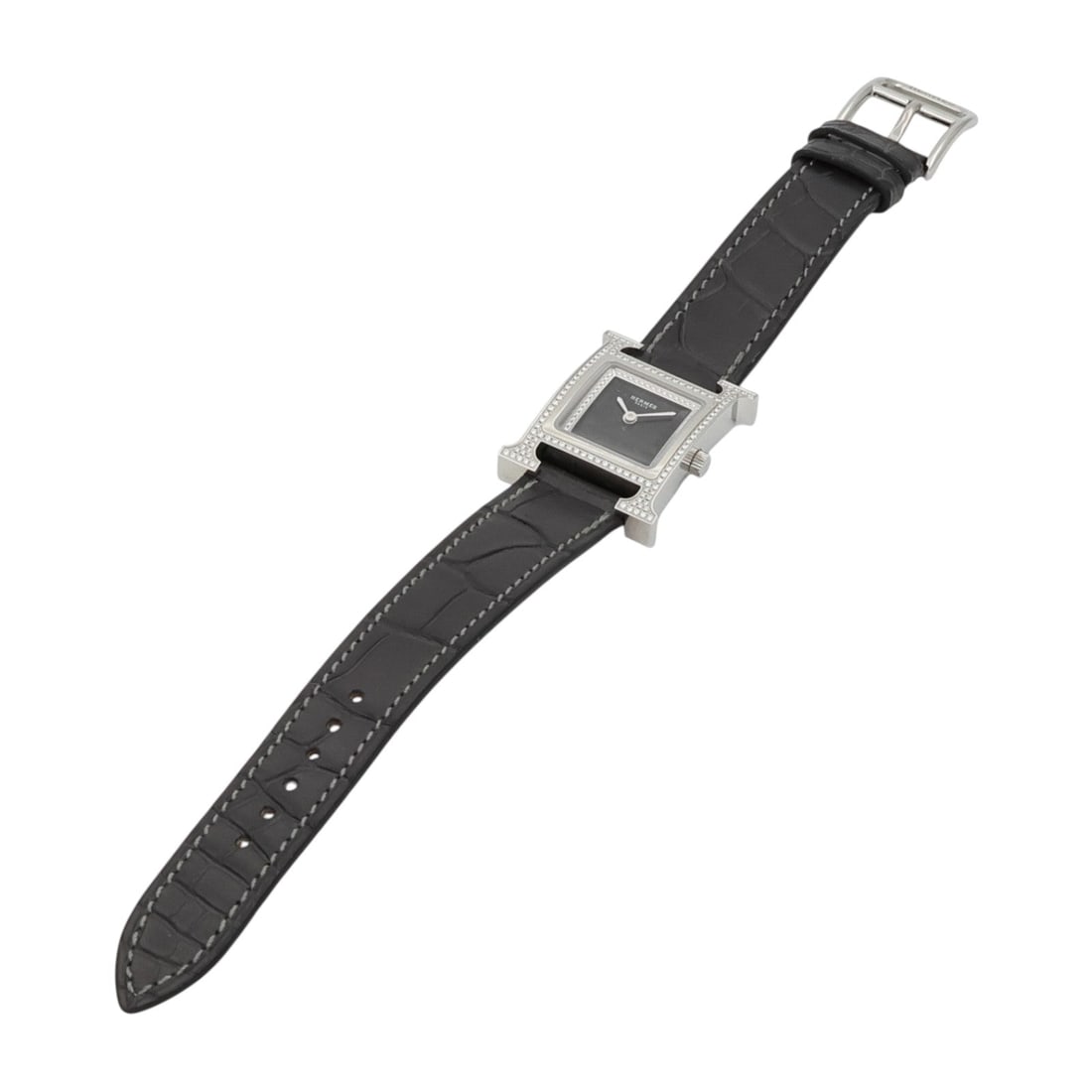 Hermes H Watch HH4.230 SS Obsidian - 6