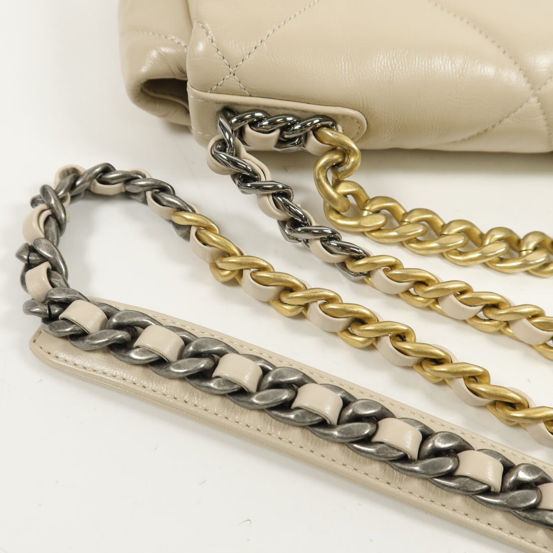 Chanel CC GHW C19 Small Beige - 10