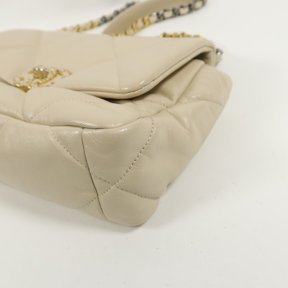 Chanel CC GHW C19 Small Beige - 12