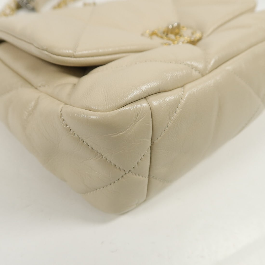 Chanel CC GHW C19 Small Beige - 13
