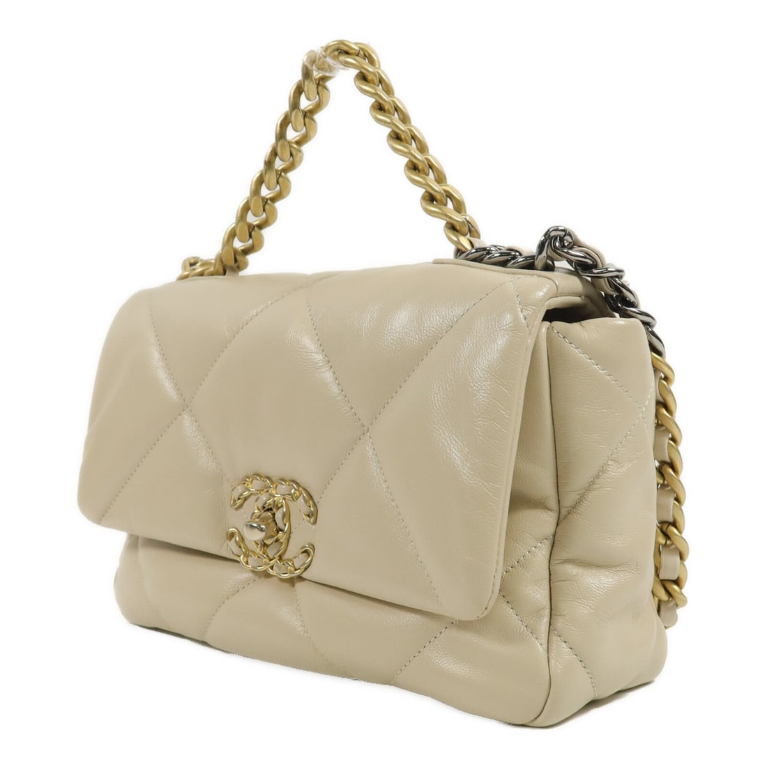 Chanel CC GHW C19 Small Beige - 3