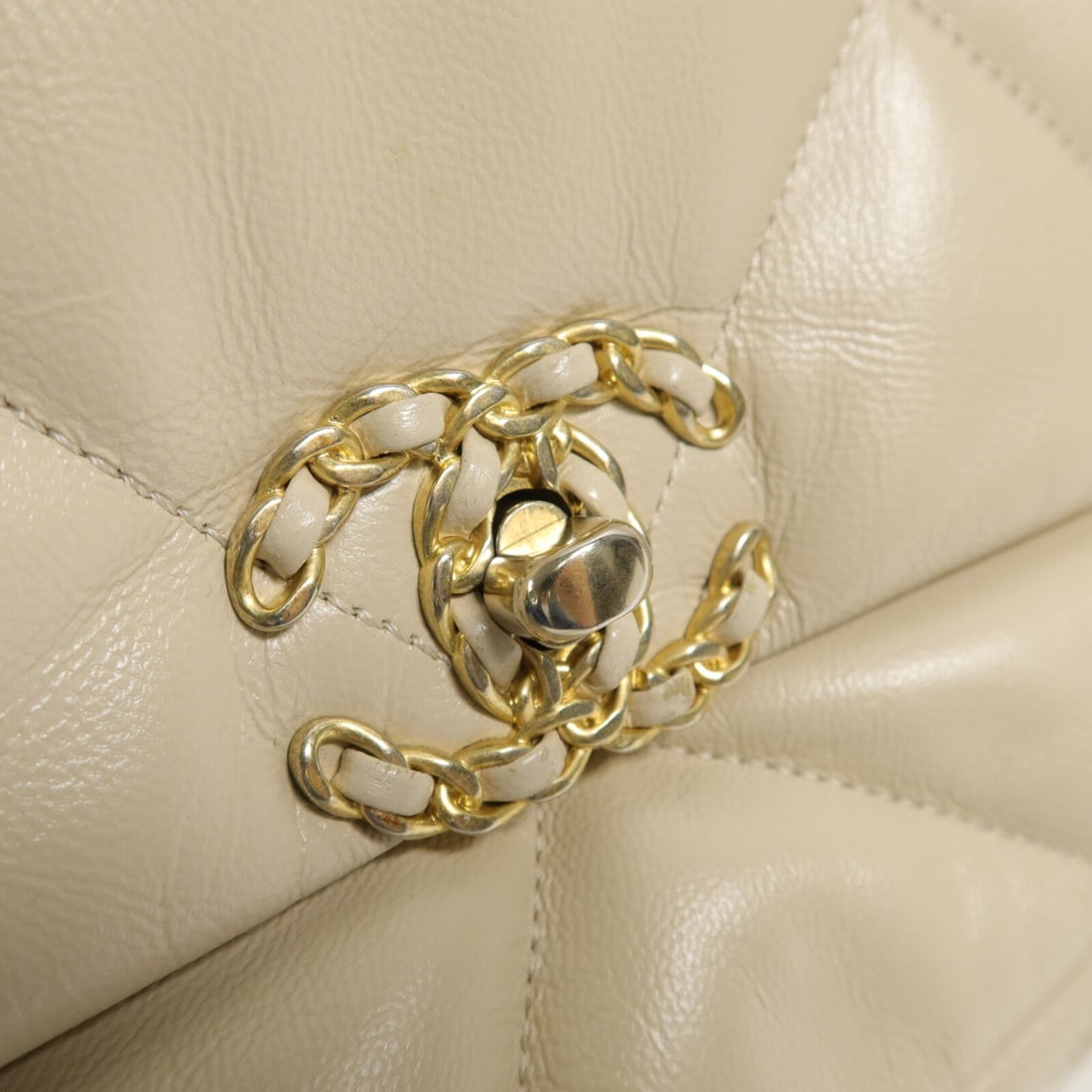 Chanel CC GHW C19 Small Beige - 6