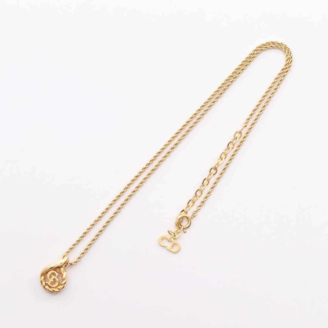 Dior CD Logo Necklace GP - 3
