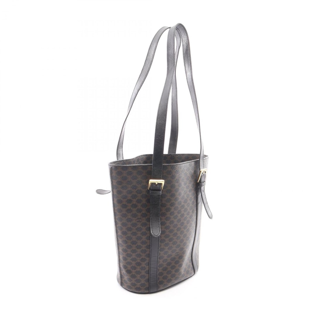 Celine Macadam Tote Black Brown - 2