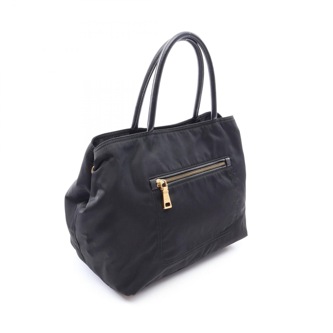 Prada Triangle Logo Handbag Black - 2