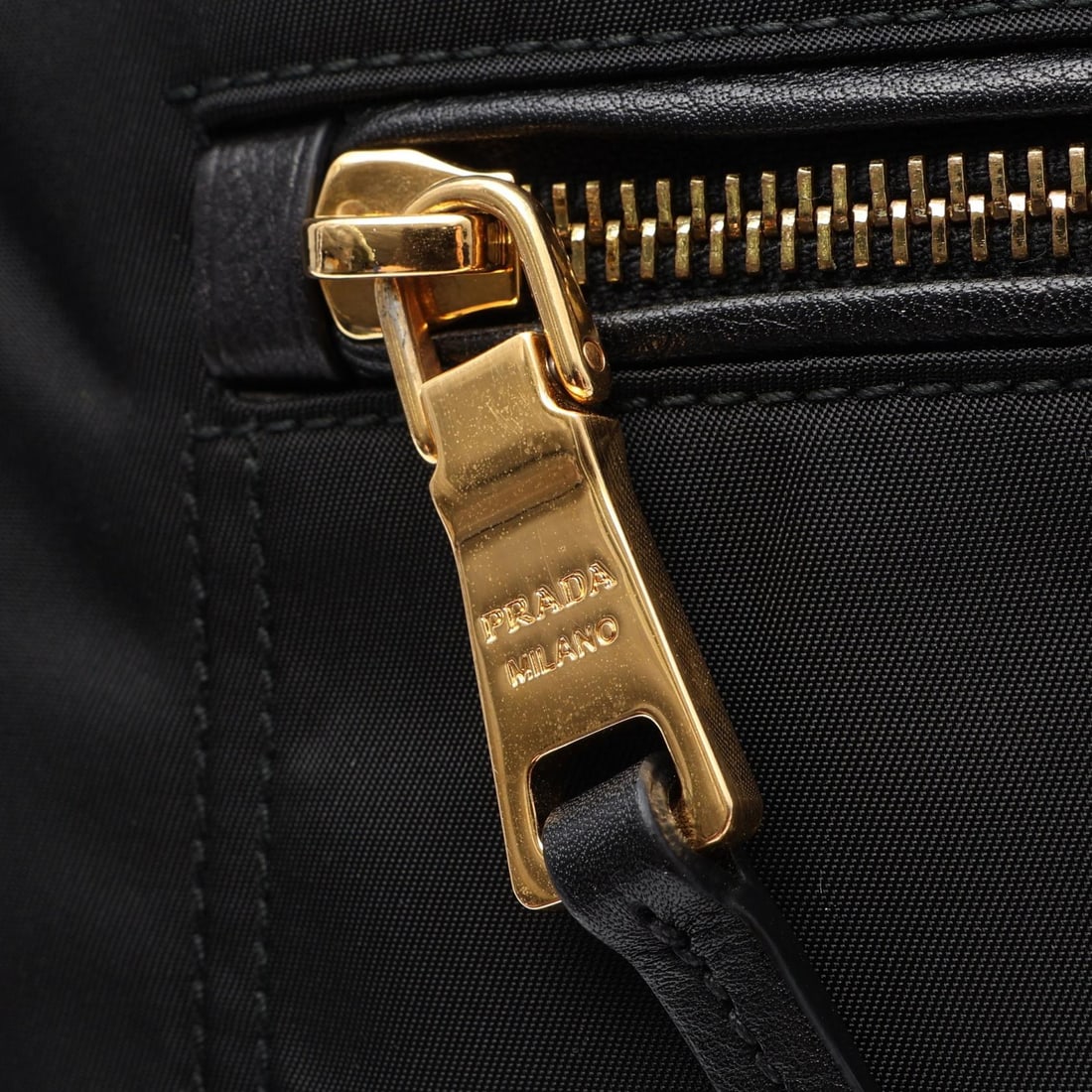 Prada Triangle Logo Handbag Black - 5