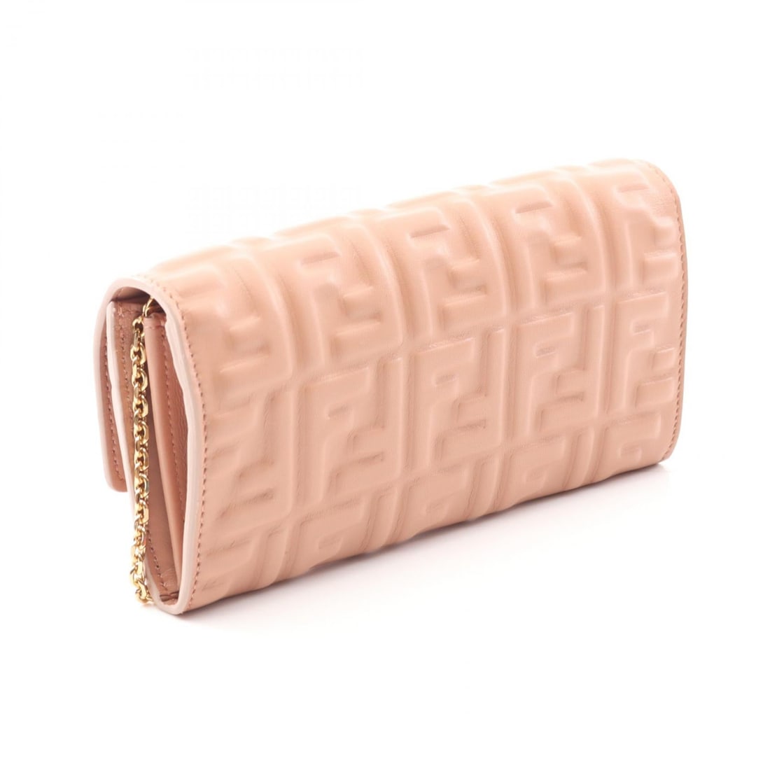 Fendi FF Chain Wallet Pink - 2